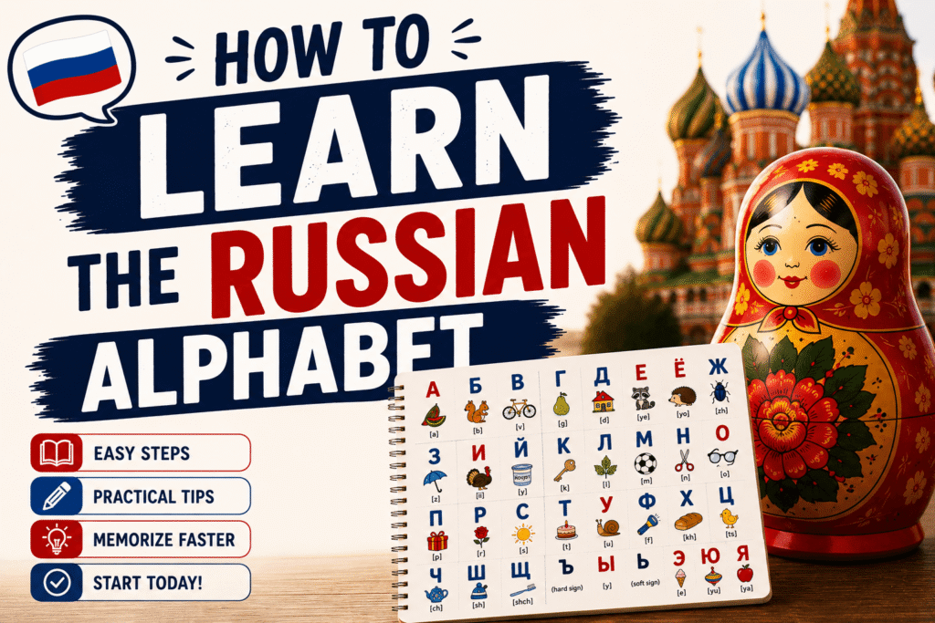Learn the Russian alphabet lesson