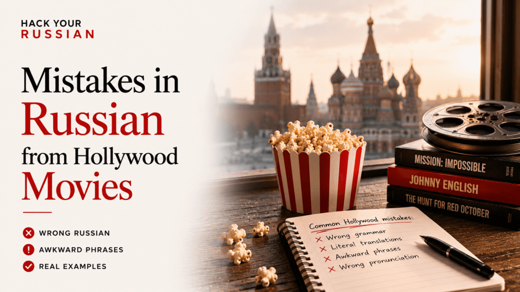 Mistakes in Russian from Hollywood movies