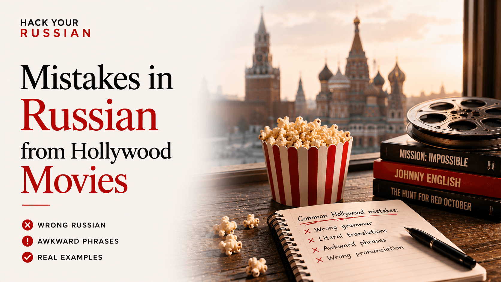 Mistakes in Russian from Hollywood movies