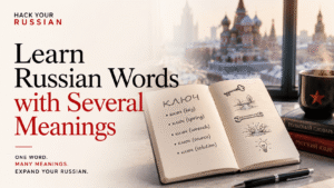 Learn Russian Words with Several Meanings blog article