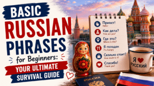 basic russian phrases lesson with audio