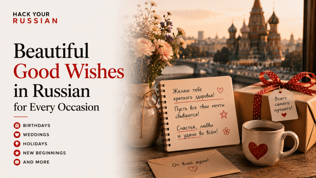 good wishes in russian lesson