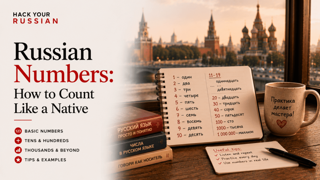 numbers in russian lesson with audio