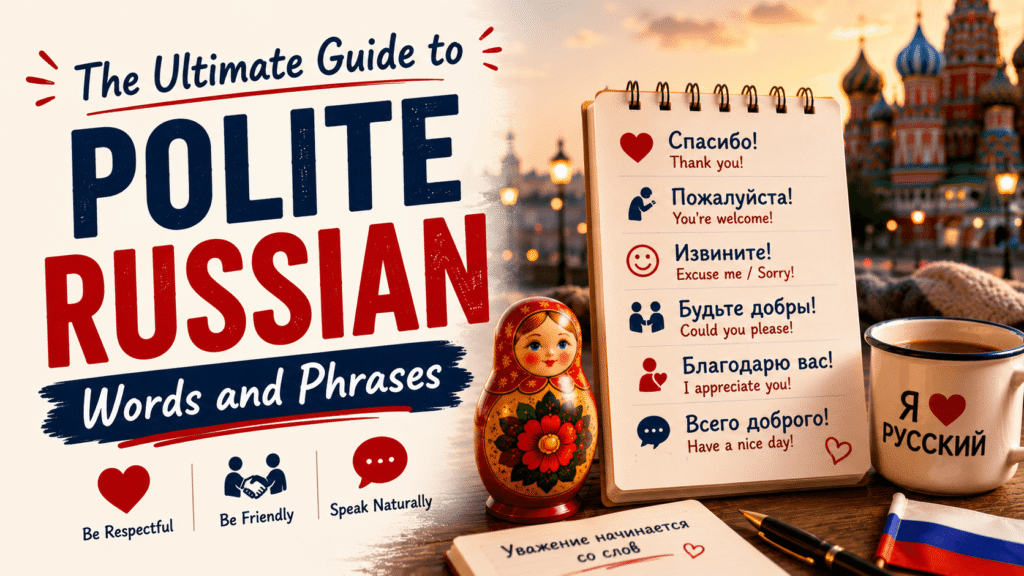 polite russian phrases lesson with audio