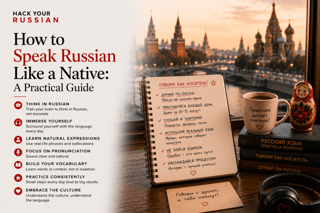 speak russian like a native lesson