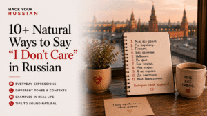 ways to say I don't care in russian lesson