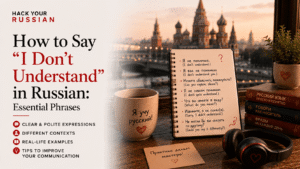 ways to say i don't understand in russian lesson