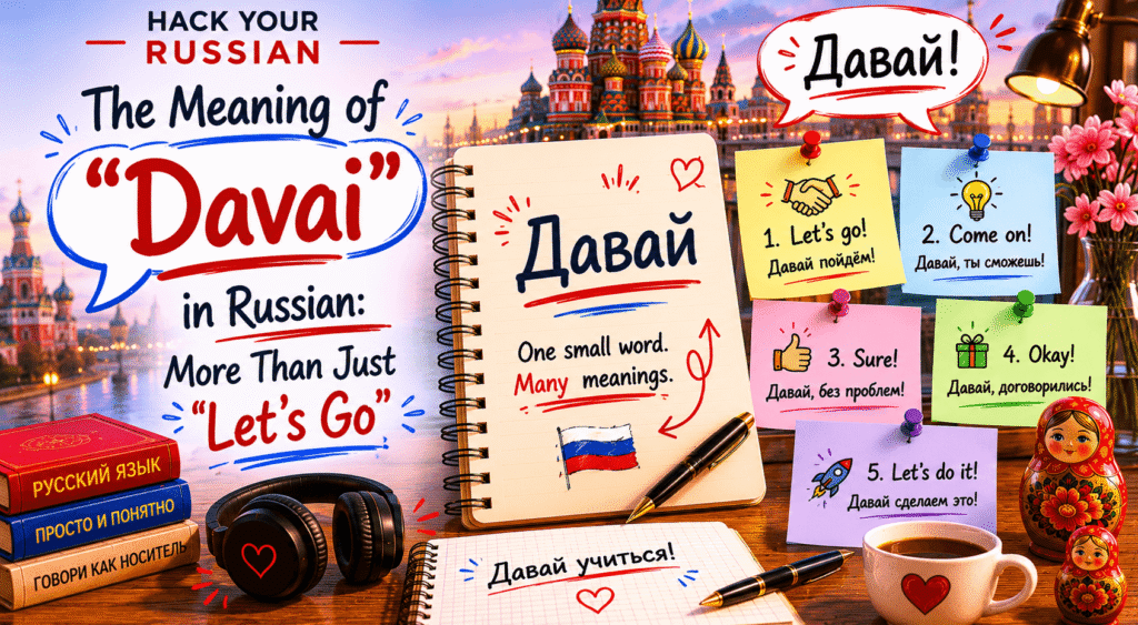 давай in russian lesson