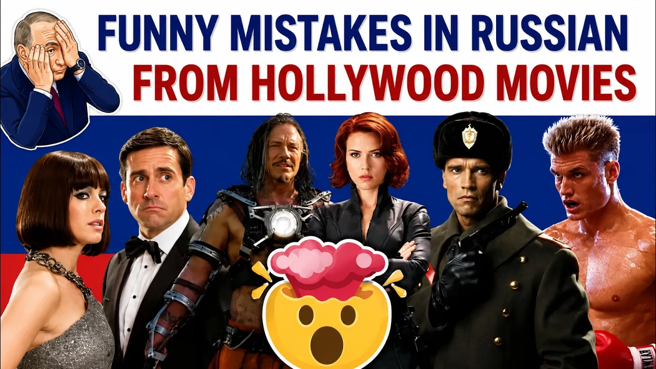 Mistakes in Russian from movies