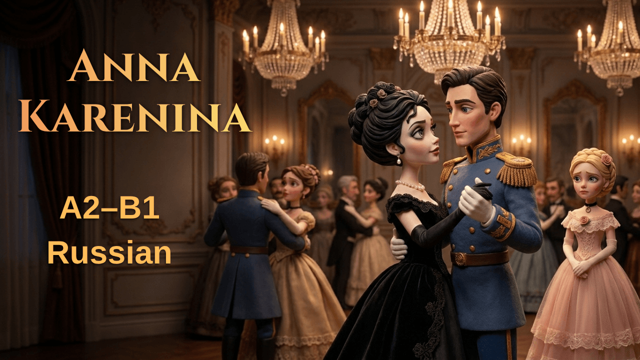 Anna Karenina in Russian | Animated Story for Learners (A2–B1)